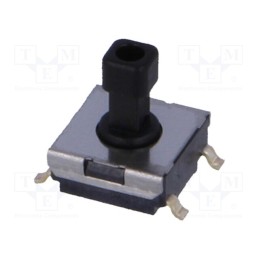 2 pcs x OMRON OCB - B3FS-1050 - Microswitch TACT, SPST-NO, Pos: 2, 0.05A/24VDC, SMT, none, 0.98N