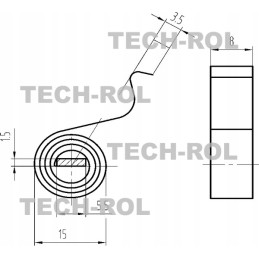 Starter brush spring r 11 r11 c 330 c 360