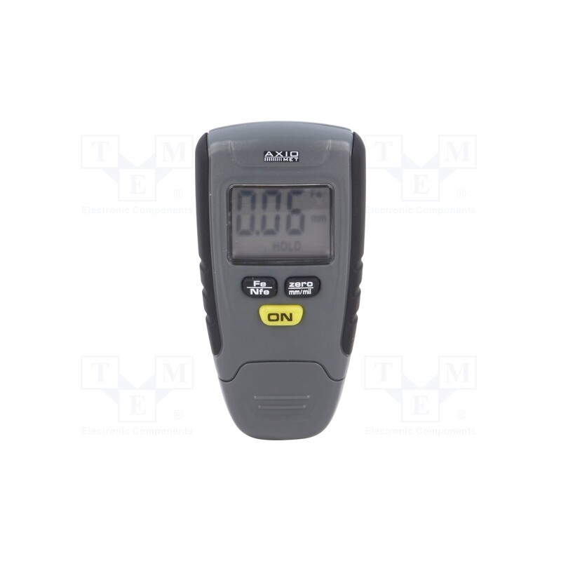 1 pcs x AXIOMET - AX-CTG10 - Tester: coating thickness, Range: 10÷1250um, 80x42x24mm