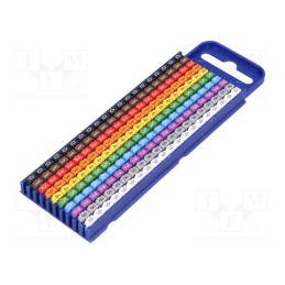200 pcs x HELLERMANNTYTON - 561-02100 - Markers, Marking: 0, 1, 2, 3, 4, 5, 6, 7, 8, 9, 2.8÷3.8mm, WIC