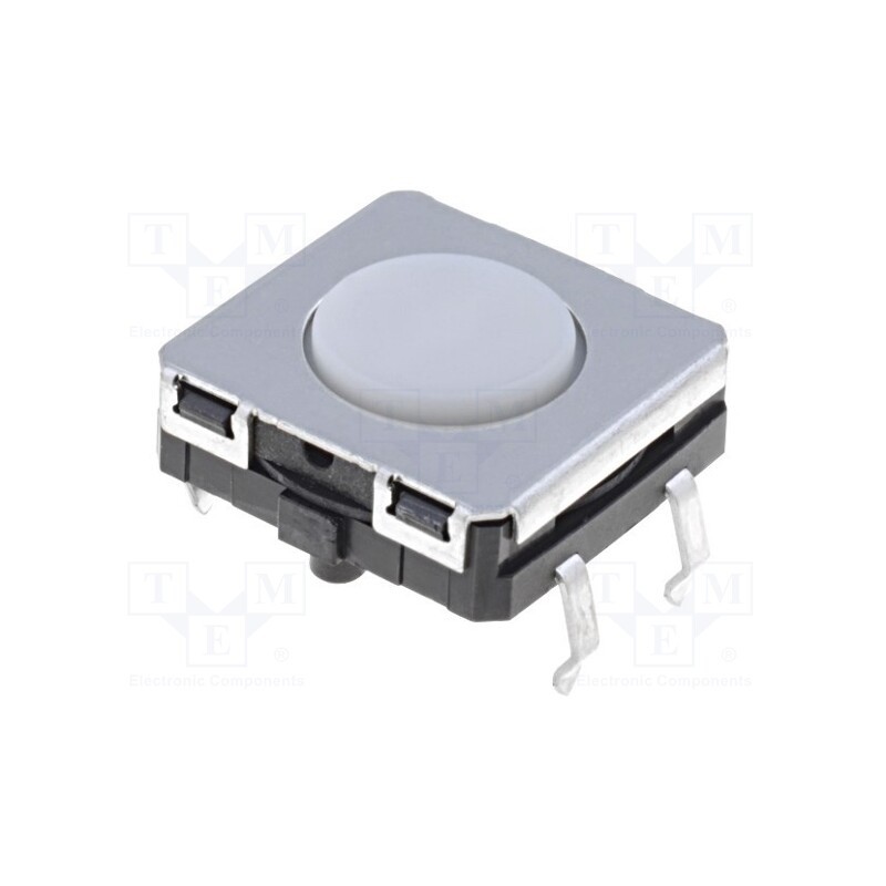 2 pcs x OMRON OCB - B3W-4000 - Microswitch TACT, SPST-NO, Pos: 2, 0.05A/24VDC, THT, none, 1.96N