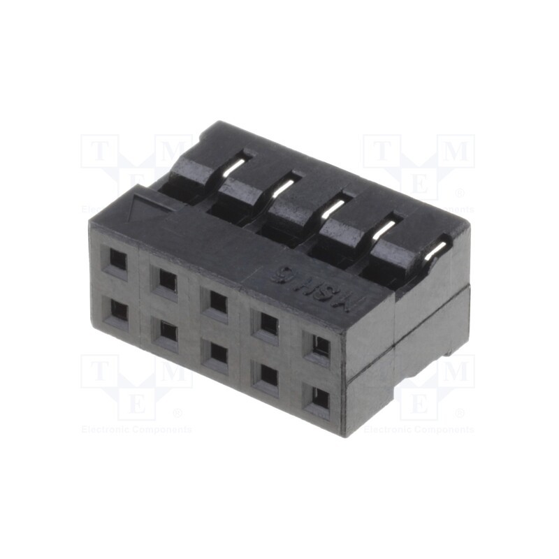 2 pcs x MOLEX - 511101050 - Plug, wire-wire/PCB, female, Milli-Grid, 2mm, PIN: 10, w/o contacts