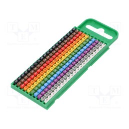 200 pcs x HELLERMANNTYTON - 561-00100 - Markers, Marking: 0, 1, 2, 3, 4, 5, 6, 7, 8, 9, 0.8÷2.2mm, WIC