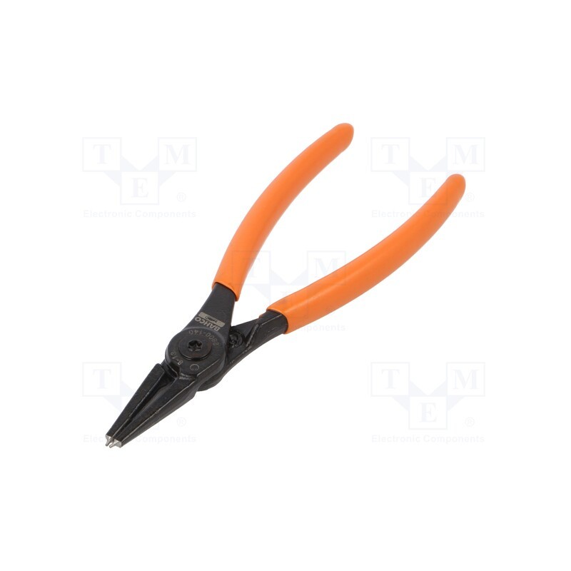 1 pcs x BAHCO - 2800-140 - Pliers, for circlip, internal, 8÷13mm, Pliers len: 140mm, straight