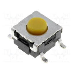 2 pcs x OMRON OCB - B3S-1002P - Microswitch TACT, SPST-NO, Pos: 2, 0.05A/24VDC, SMT, none, 2.26N
