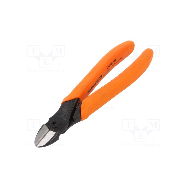 1 pcs x BAHCO - 2101D-180IP - Pliers, side,cutting, 180mm, industrial