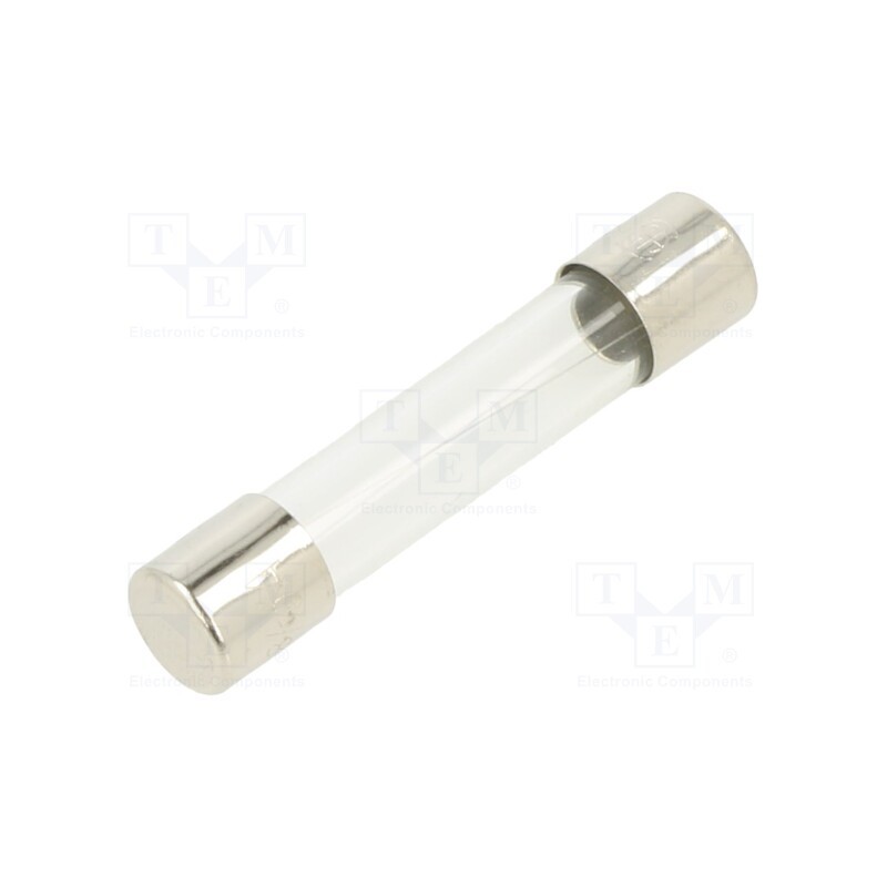1 pcs x EATON/BUSSMANN - BK-AGC-8-10-R - Fuse: fuse, quick blow, 800mA, 250VAC, cylindrical,glass, 6.3x32mm