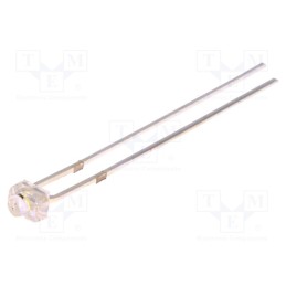 1 pcs x OPTOSUPPLY - OSW5DK7331A-12V - LED, 1.8mm, white cold, 2180mcd, 30°, Front: convex, 12V, 12VDC