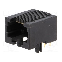 2 pcs x ADAM TECH - MTJ-885X1 - Socket, RJ45, PIN: 8, low profile, Layout: 8p8c, THT, angled 90°