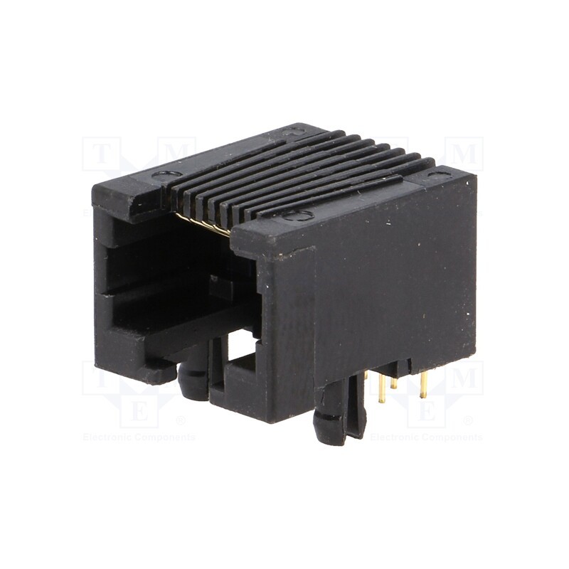 2 pcs x ADAM TECH - MTJ-885X1 - Socket, RJ45, PIN: 8, low profile, Layout: 8p8c, THT, angled 90°