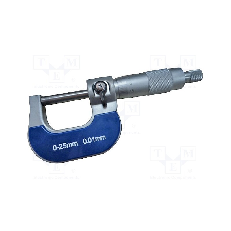 1 pcs x NEWBRAND - NB-MICR25 - Micrometer, Range: 0÷25mm, bag