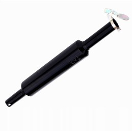 Round short painted muffler c 330 c 328 flap