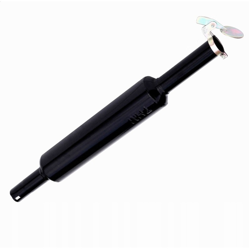 Round short painted muffler c 330 c 328 flap