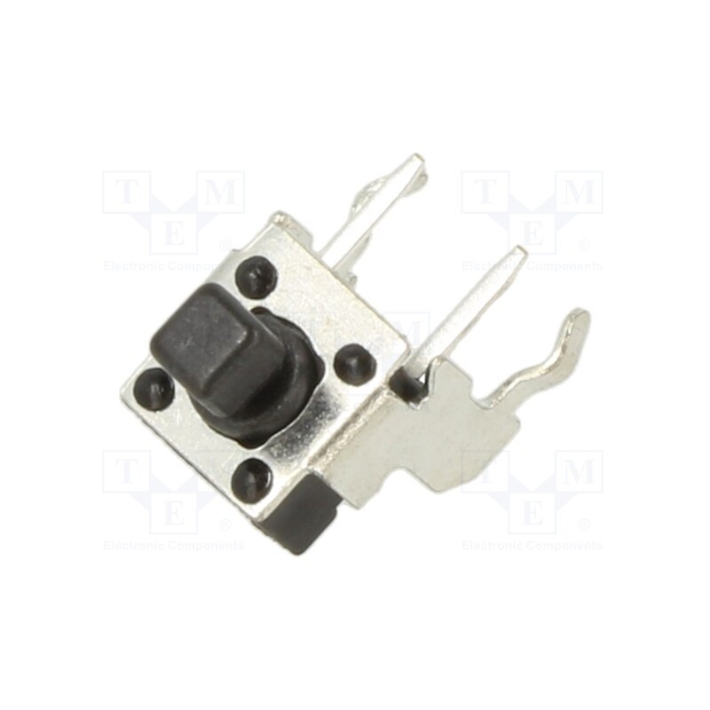 2 pcs x E-SWITCH - TL1105JAF160Q - Microswitch TACT, SPST-NO, Pos: 2, 0.05A/12VDC, THT, 1.57N, 6.35mm