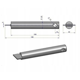 Hook bracket pin c 360