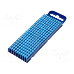 200 pcs x HELLERMANNTYTON - 561-02666 - Markers, Marking: 6, 2.8÷3.8mm, polyamide, blue, -40÷85°C, push-in