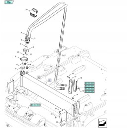 Evaporator New Holland CX TC 47613257