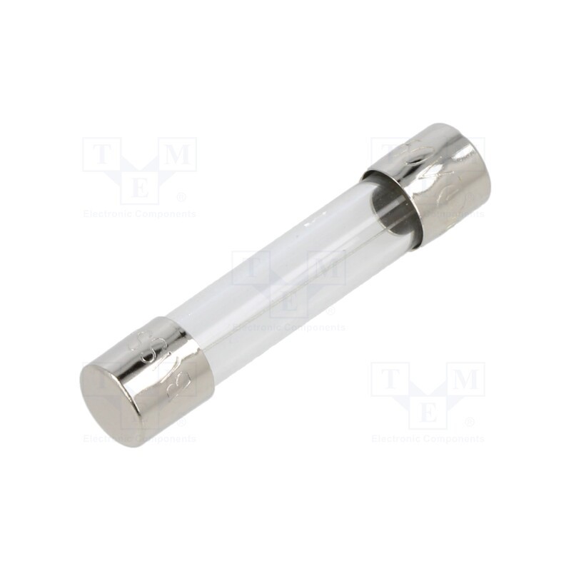 1 pcs x EATON/BUSSMANN - BK-AGC-5-R - Fuse: fuse, quick blow, 5A, 250VAC, cylindrical,glass, 6.3x32mm