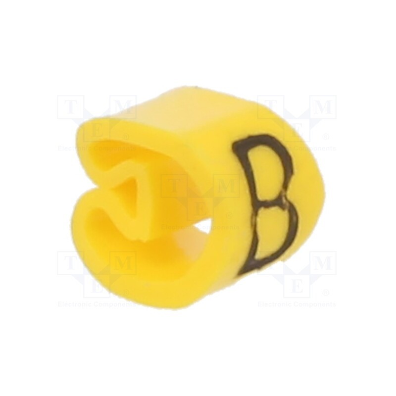 200 pcs x WEIDMu00dcLLER - CLI C 1-3 GE/SW B MP - Markers, Marking: B, 2.5÷5mm, PVC, yellow, -30÷80°C, leaded, CLI C