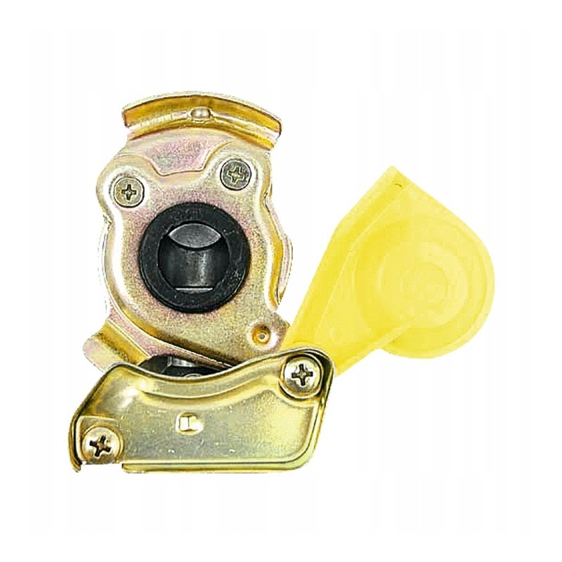 Pneumatic connector M22x1 5 yellow hard HL 6011