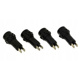 Set of round LED indicator lights 12v, 4 pcs
