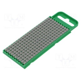 200 pcs x HELLERMANNTYTON - 561-00688 - Markers, Marking: 8, 0.8÷2.2mm, polyamide, grey, -40÷85°C, push-in