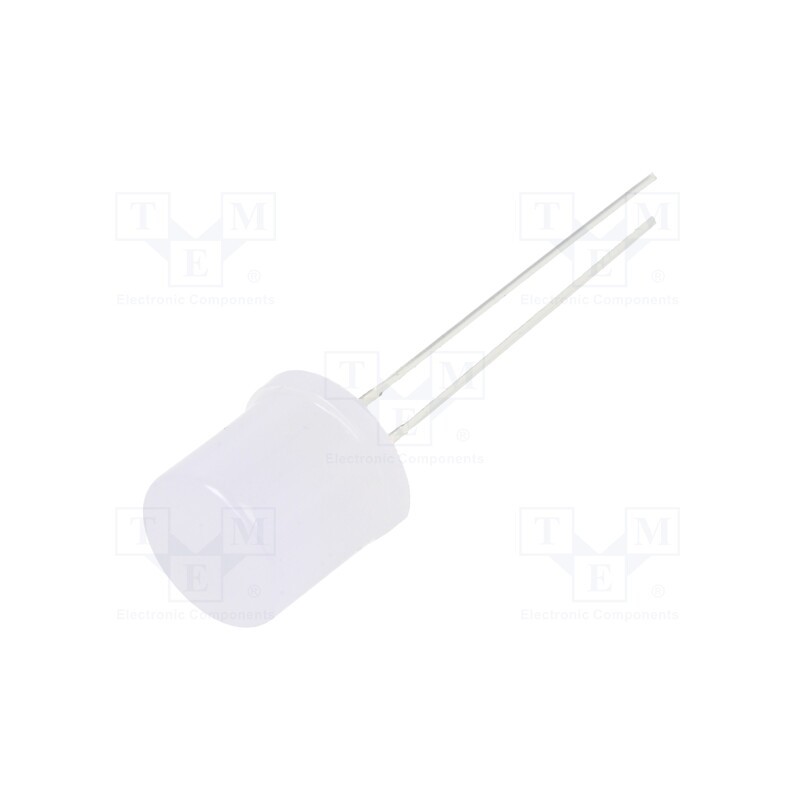 1 pcs x OPTOSUPPLY - OSG5DAA6K2A - LED, 10mm, green, 750÷1120mcd, 180°, Front: flat, 2.7÷3.4V