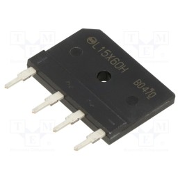 1 pcs x SHINDENGEN - LN15XB60H-7101 - Bridge rectifier: single-phase, Urmax: 600V, If: 15A, Ifsm: 290A