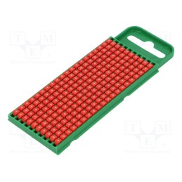 200 pcs x HELLERMANNTYTON - 561-00702 - Markers, Marking: +, 0.8÷2.2mm, polyamide, red, -40÷85°C, push-in