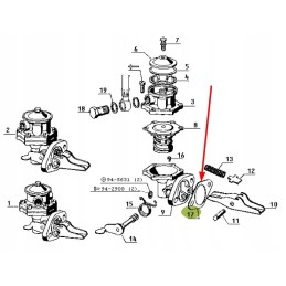 7701018734 fuel pump gasket