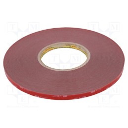 1 rol x 3M - 3M VHB GPH 060 9MMX33M - Tape: fixing, W: 9mm, L: 33m, Thk: 600um, acrylic, grey, max.230°C