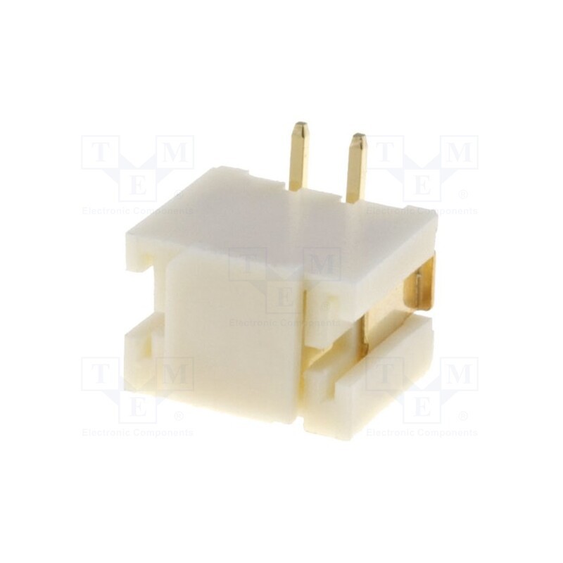 2 pcs x NINIGI - NXW-02SMD - Socket, wire-board, male, 2mm, PIN: 2, SMT, 1A, tinned, -25÷85°C, 100V