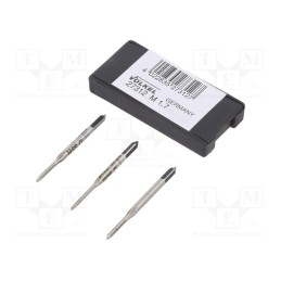 1 set x Vu00d6LKEL - 27312 - Tap, high speed steel grounded HSS-G, M1,7, 0.35, 32mm, 2,1mm