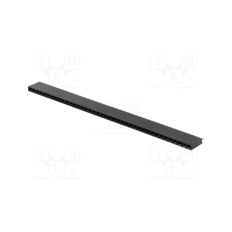 2 pcs x CONNFLY - DS1023-1*40S21 - Socket, pin strips, female, PIN: 40, straight, 2.54mm, THT, 1x40