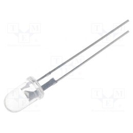 1 pcs x OPTOSUPPLY - OSPG5111P - LED, 5mm, green, 30000÷50000(typ)-70000mcd, 15°, Front: convex