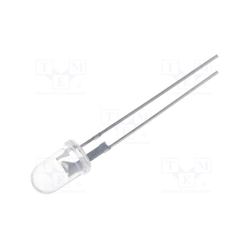 1 pcs x OPTOSUPPLY - OSPG5111P - LED, 5mm, green, 30000÷50000(typ)-70000mcd, 15°, Front: convex