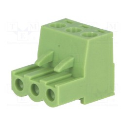 2 pcs x XINYA - XY2500F-A(5.0)-3P - Pluggable terminal block, 5mm, ways: 3, straight, plug, female