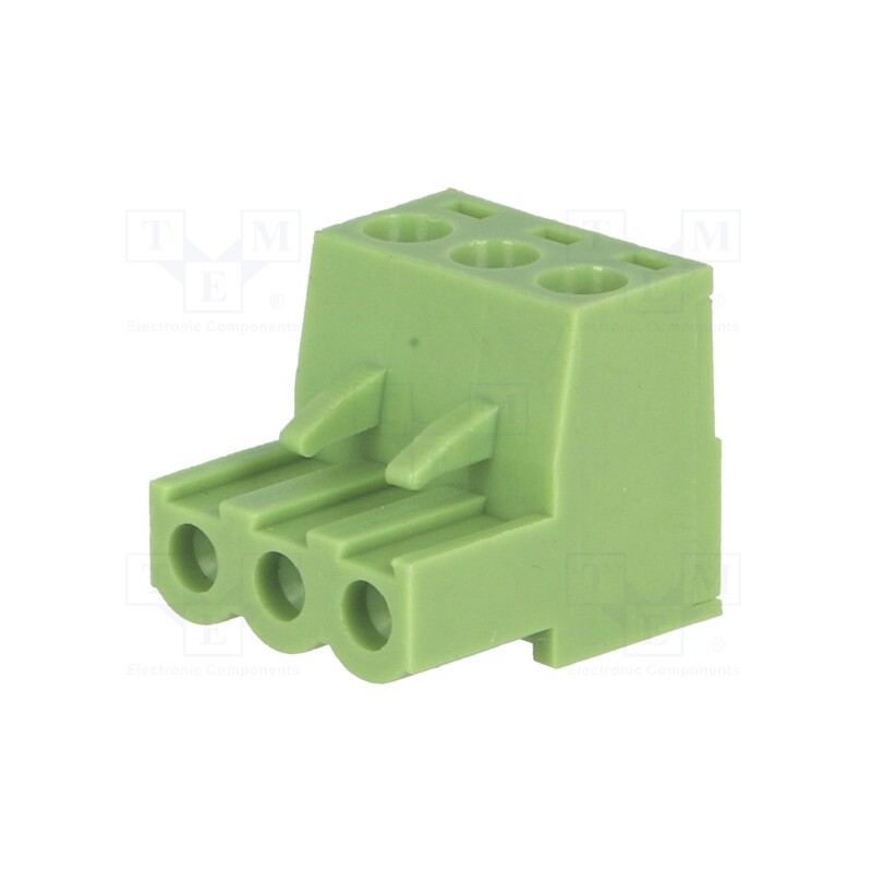 2 pcs x XINYA - XY2500F-A(5.0)-3P - Pluggable terminal block, 5mm, ways: 3, straight, plug, female