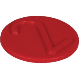 Quick connector cover marking clip, red 2