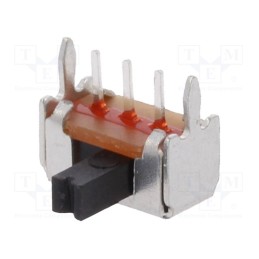 3 pcs x C&K - OS102011MA1QN1C - Switch: slide, Pos: 2, SPDT, 0.1A/12VDC, ON-ON, THT, -30÷70°C, OS