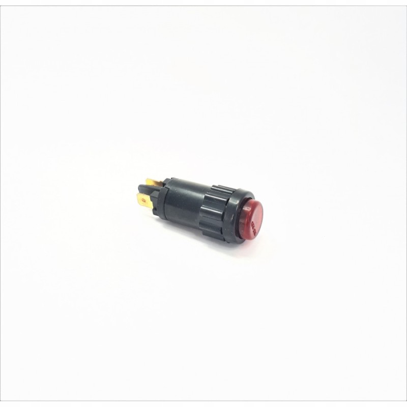 Round red bulb indicator lamp