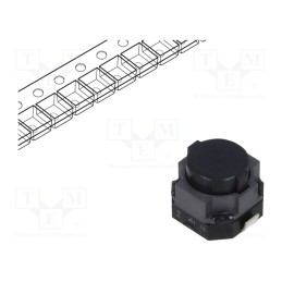 2 pcs x PANASONIC - EVPASEC1A - Microswitch TACT, SPST, Pos: 2, 0.05A/12VDC, SMT, none, 3N, 5mm