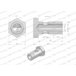 Overflow eye bolt m20x1 5 Warynski