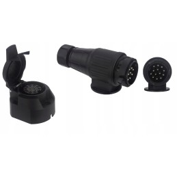 Socket, screw-in plug 12v 13 pin