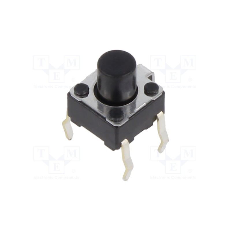 5 pcs x ALPS - SKHHQVA010 - Microswitch TACT, SPST-NO, Pos: 2, 0.05A/12VDC, THT, 980mN, 7mm