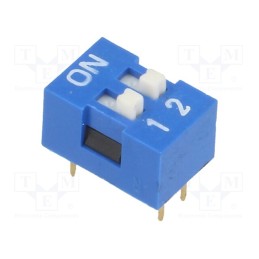 2 pcs x NINIGI- Switch: DIP-SWITCH, Poles number: 12, ON-OFF, 0.05A/12VDC, Pos: 2