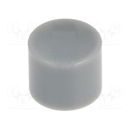 1 pcs x KNITTER-SWITCH - KM 407 - Button, Illumin: none, Body: grey, Mat: ABS, MPA