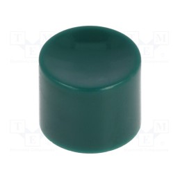1 pcs x KNITTER-SWITCH - KM 406 - Button, Illumin: none, Body: green, Mat: ABS, MPA