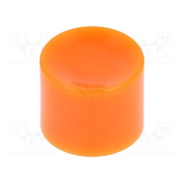1 pcs x KNITTER-SWITCH - KM 403 - Button, Illumin: none, Body: orange, Mat: ABS, MPA