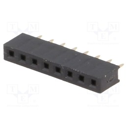 2 pcs x CONNFLY - DS1026-01-1*8S8BV - Socket, pin strips, female, PIN: 8, straight, 2mm, THT, 1x8, L2.7mm